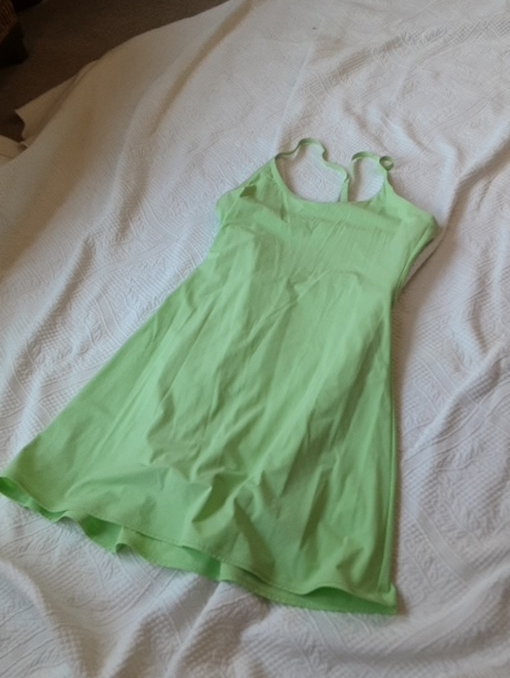 Outdoor Voices Lime Green Mini Dress